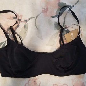 NWT Madewell Underwire Black Balconette Bra